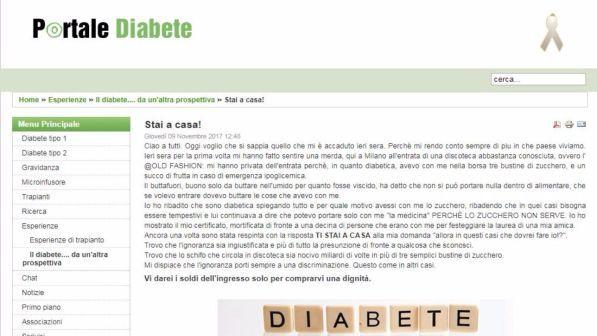 Milano, 25enne diabetica: “Non mi hanno fatto entrare in discoteca perché avevo con me zucchero e succo"