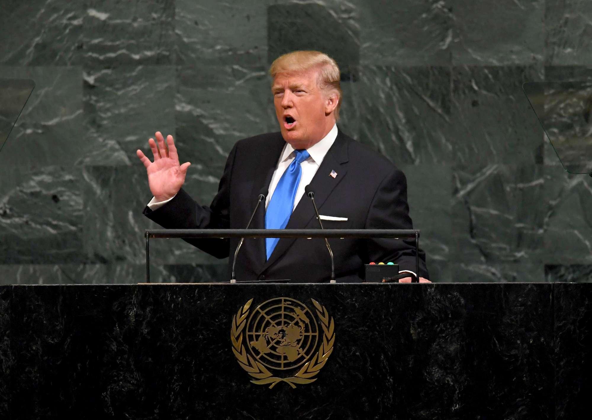 Risultati immagini per Donald all’ONU