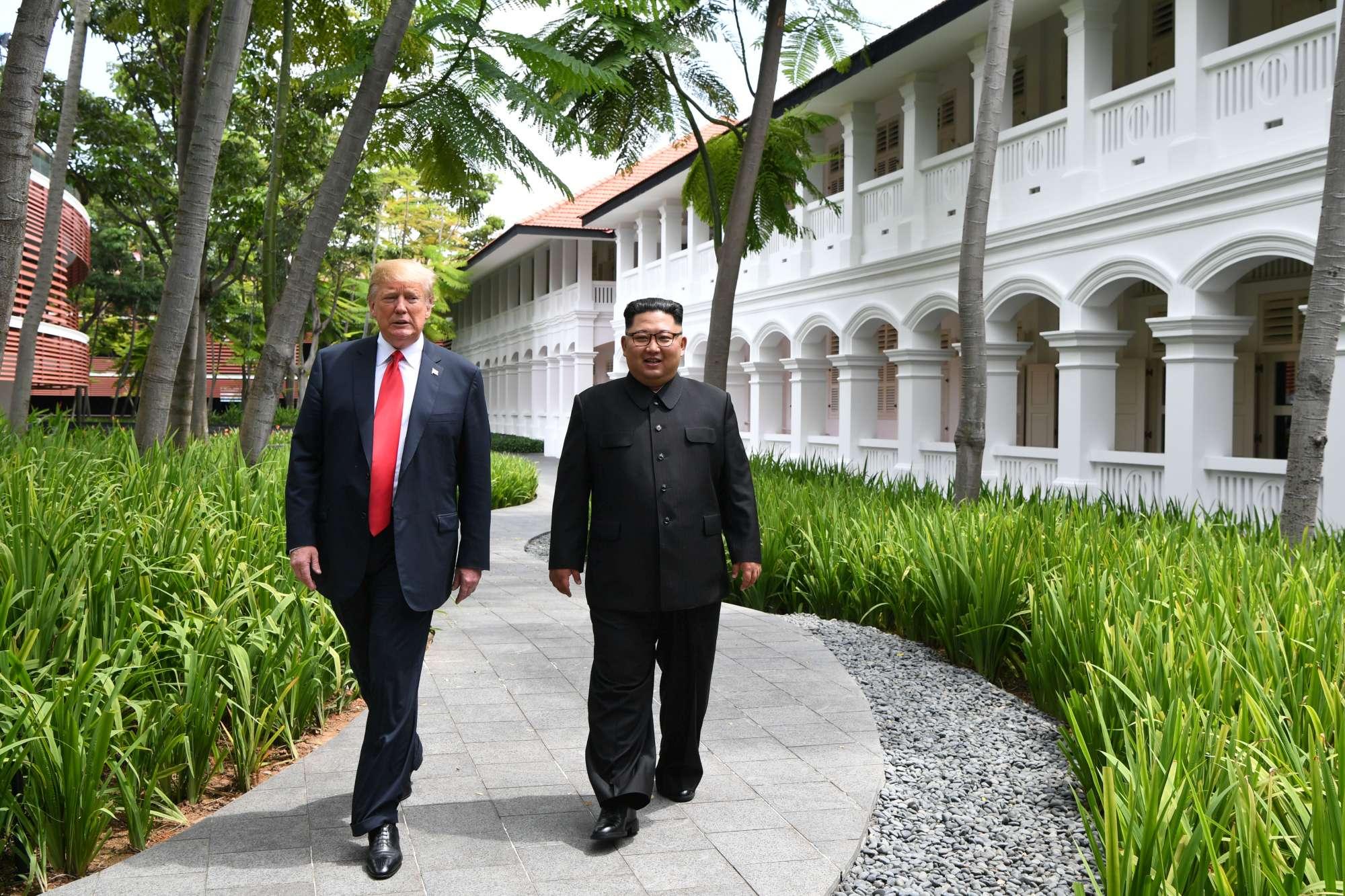 Singapore, Kim a Trump: Nice to meet you Mr. President