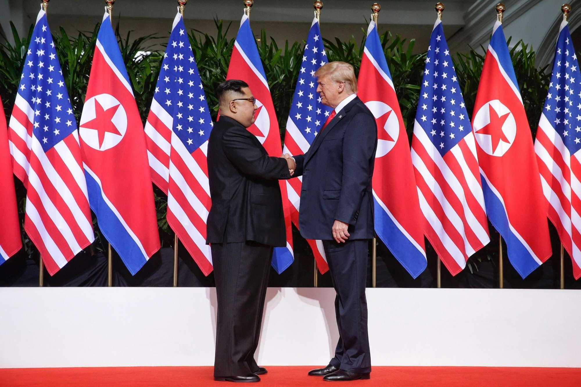 Singapore, Kim a Trump: Nice to meet you Mr. President