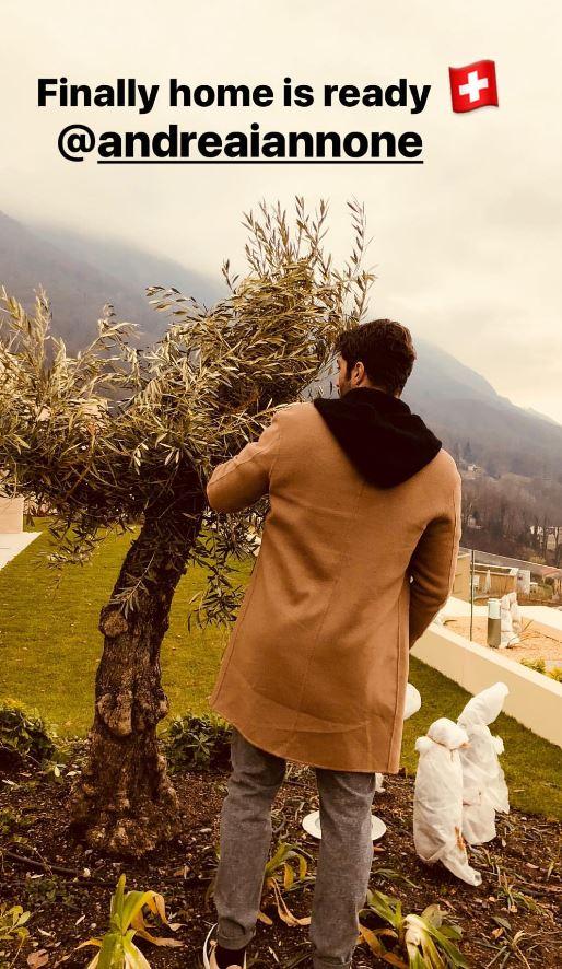 Belen a Lugano con Iannone:  Finalmente la casa è pronta 