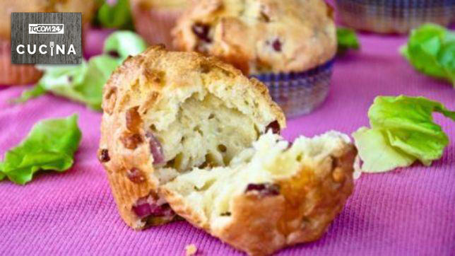 Muffin salati al prosciutto