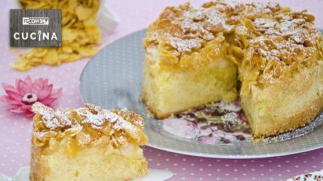 Torta di mele e corn flakes