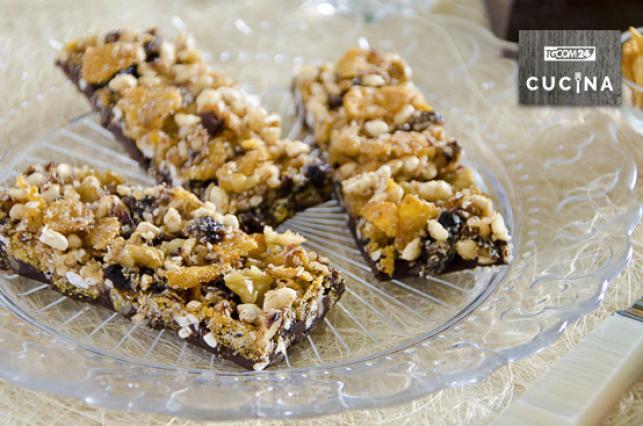 Barrette energetiche al cioccolato