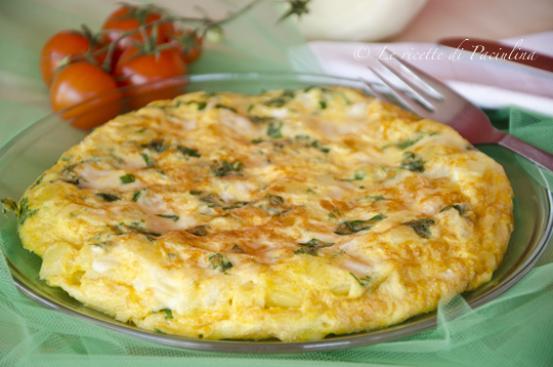 Frittata filante di patate