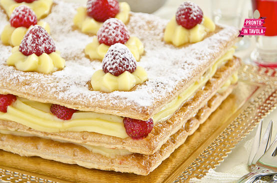 Millefoglie veloce alle fragole