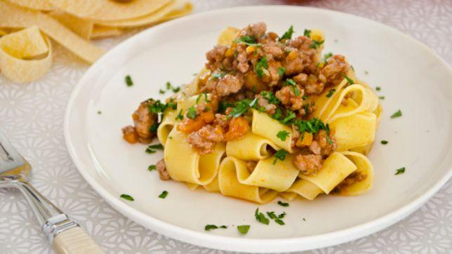 Pappardelle al ragù di coniglio
