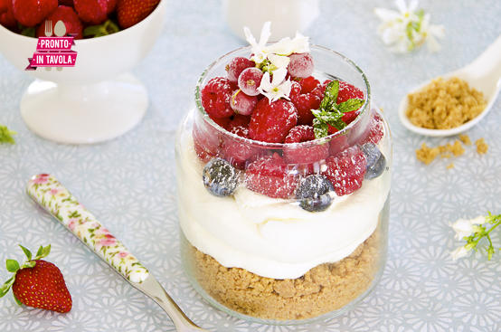 Cheesecake nel bicchiere