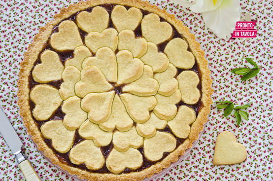 Crostata con i cuori