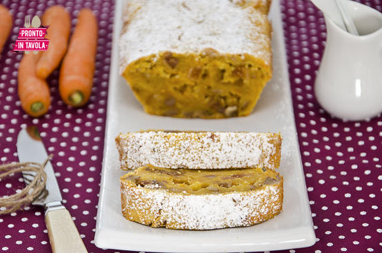 Plumcake alle carote e noci