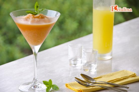 Sorbetto al melone e limoncello