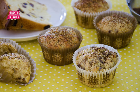 Muffin al panettone