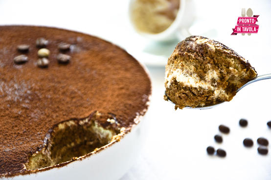 Torta di crema e caffè