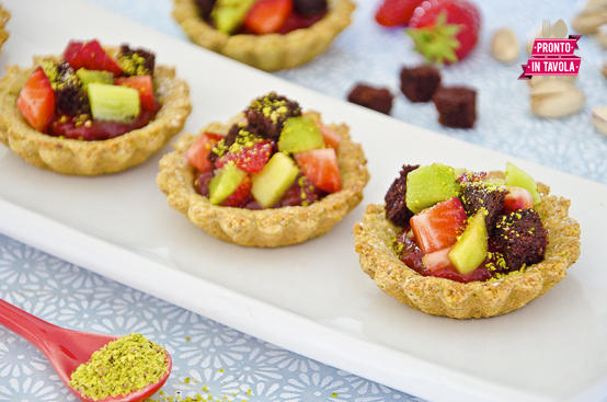 Tartellette al pistacchio
