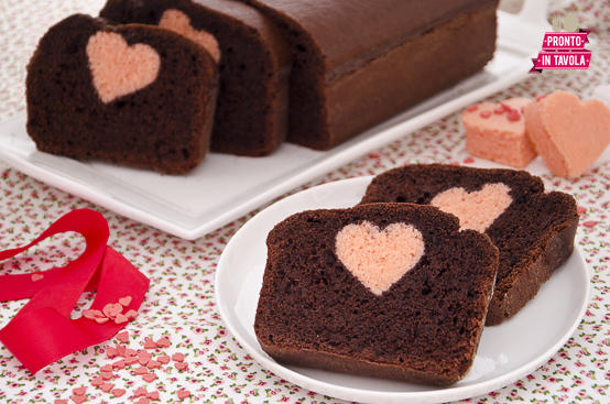 Plumcake con il cuore