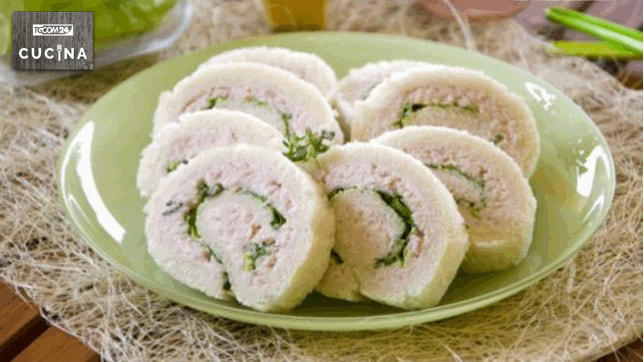 Girelle alla mousse di prosciutto