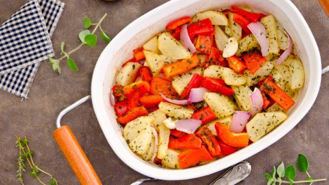 Teglia di peperoni e patate