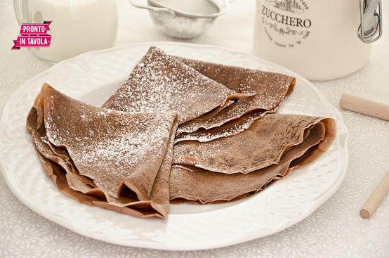 Crèpes al cacao
