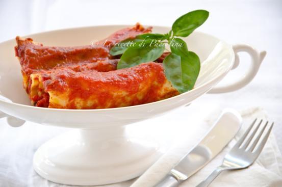 Cannelloni funghi e speck