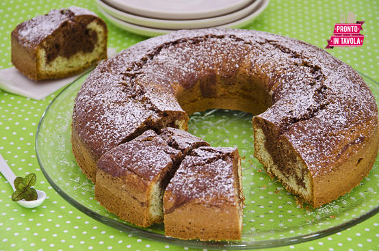Ciambellone menta e cioccolato