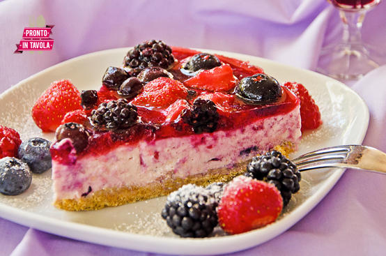 Cheesecake ai frutti di bosco