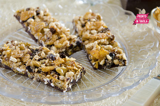 Barrette energetiche al cioccolato