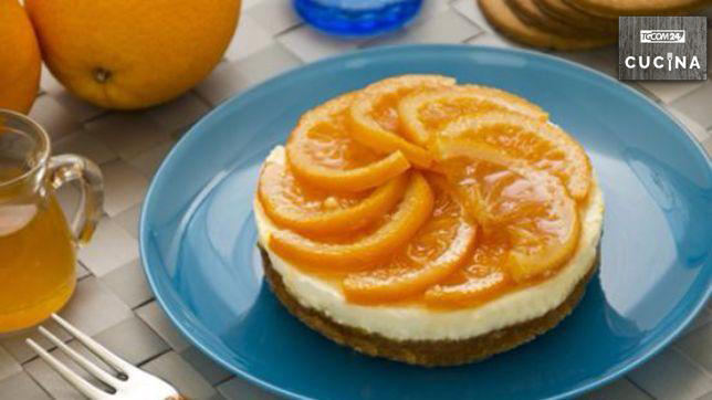 Cheesecake alle arance