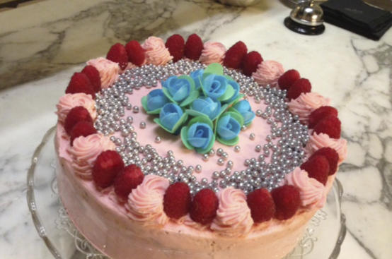 Torta "Merci bouquet"