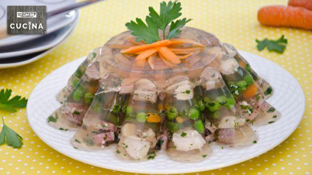 Aspic di carne e verdure