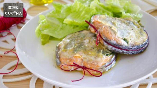 Medaglioni di salmone al forno