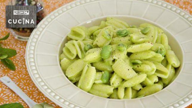Gnocchetti al pesto di fave