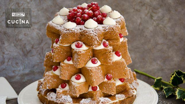 Albero di pandoro farcito