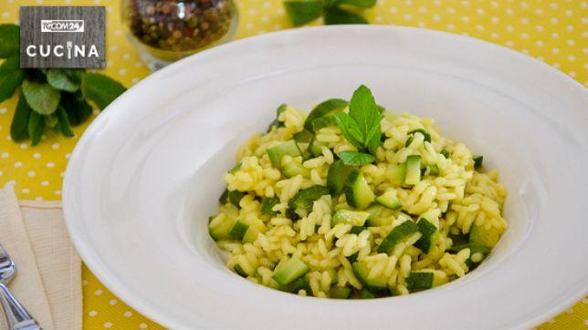 Risotto alle zucchine e zafferano