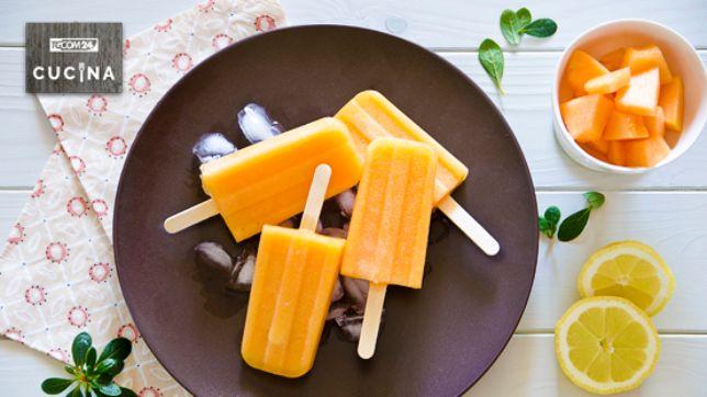 Ghiaccioli al melone e rum