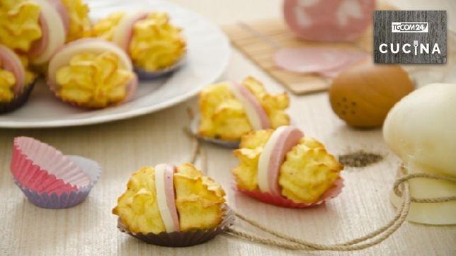 Ciuffi di patate farciti
