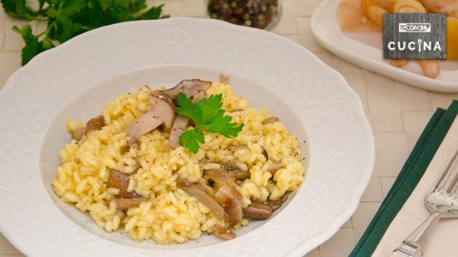 Risotto ai finferli e zafferano