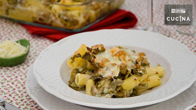 Pasticcio di pasta ai carciofi