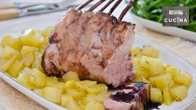 Carré di agnello al vino rosso