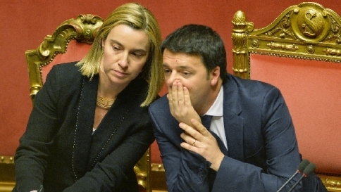 federica mogherini,matteo renzi