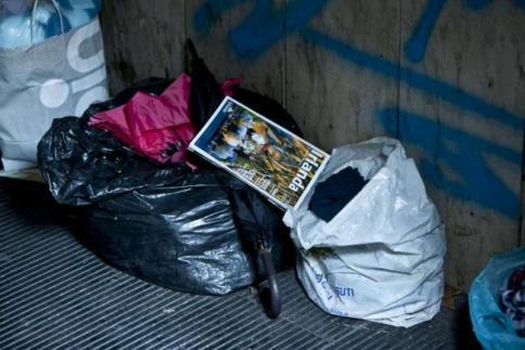 clochard,senzatetto,rogo,freddo