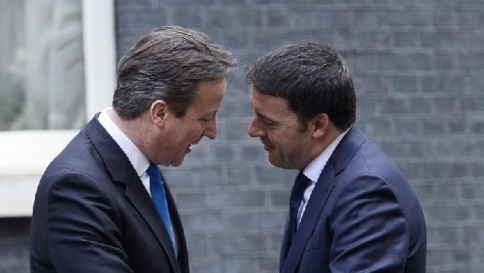 renzi cameron gb londra