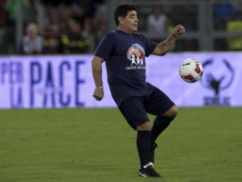 partita della pace, maradona