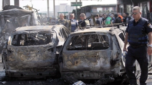 gaza,israele,battaglia,incendio,ashdod