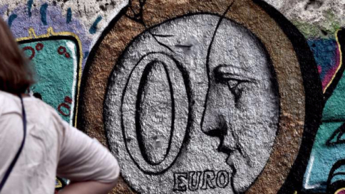 atene grecia graffiti referendum euro ue