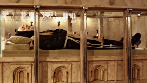 La salma di Padre Pio verso Roma