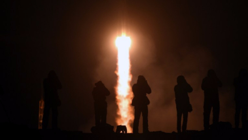 Soyuz partita per stazione spaziale