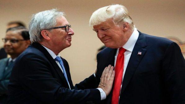 Dazi, Juncker: "Vani gli sforzi degli Usa di dividere l'Ue"