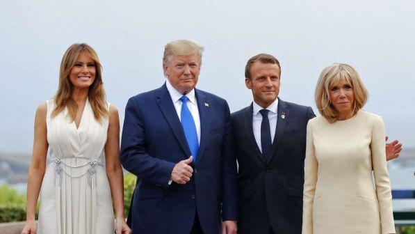 G7, Trump soddisfatto: "Summit importante, gran lavoro di Macron"