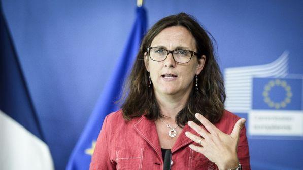 Dazi, Malmstrom: la Ue non è una minaccia per gli Usa