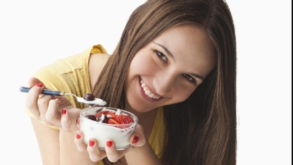 alimentazione, yogurt, dieta, frutta